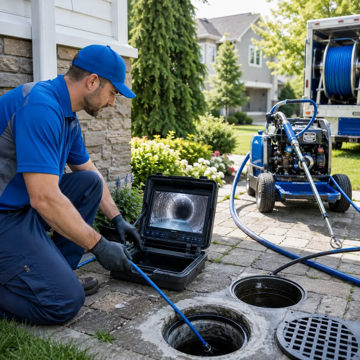Outdoor drain cleaning professionals serving Bethlehem, PA
